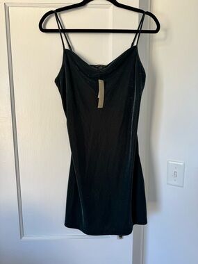 Banana Republic Cowl Mini Velevet Petite Dress
